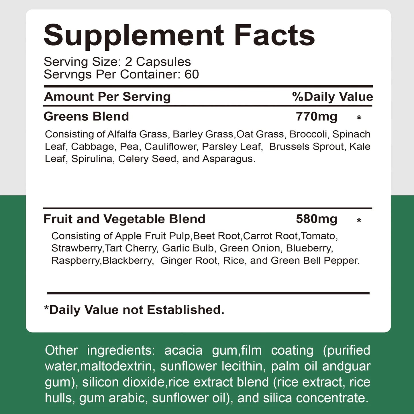 Digestive Support Energy Boost Organic Superfood
