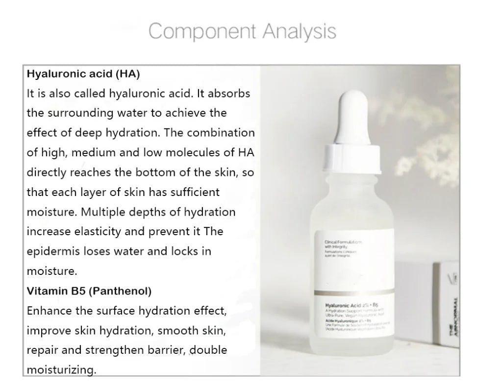 Hyaluronic Acid + B5 Skin Care Serum