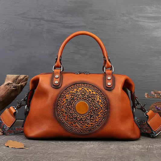 Retro Handmade Leather Handbag