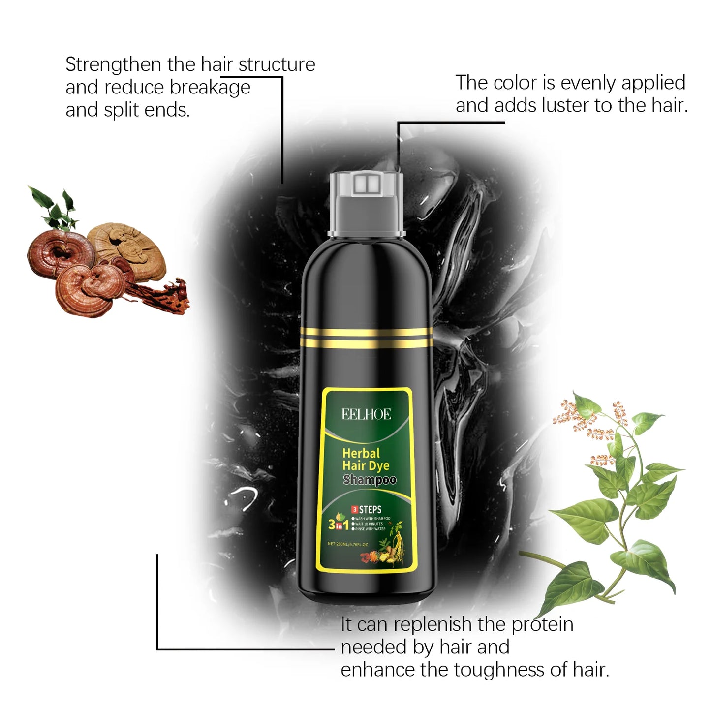 Herbal Hair Dye Shampoo