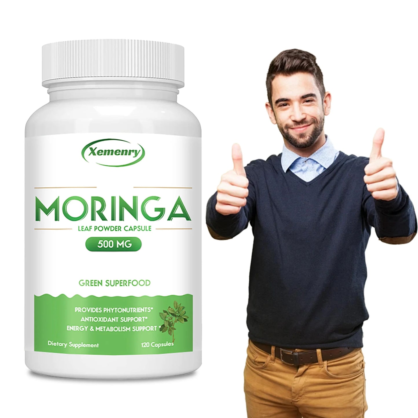 Vegan Green Superfood Moringa Capsules
