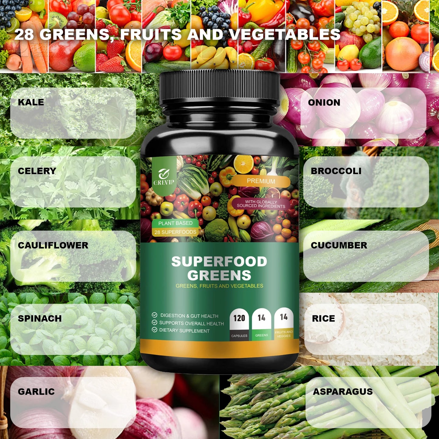 Digestive Support Energy Boost Organic Superfood