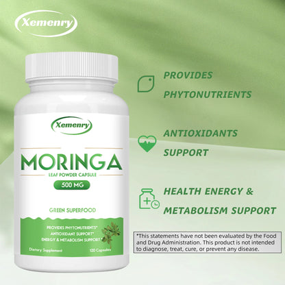 Vegan Green Superfood Moringa Capsules