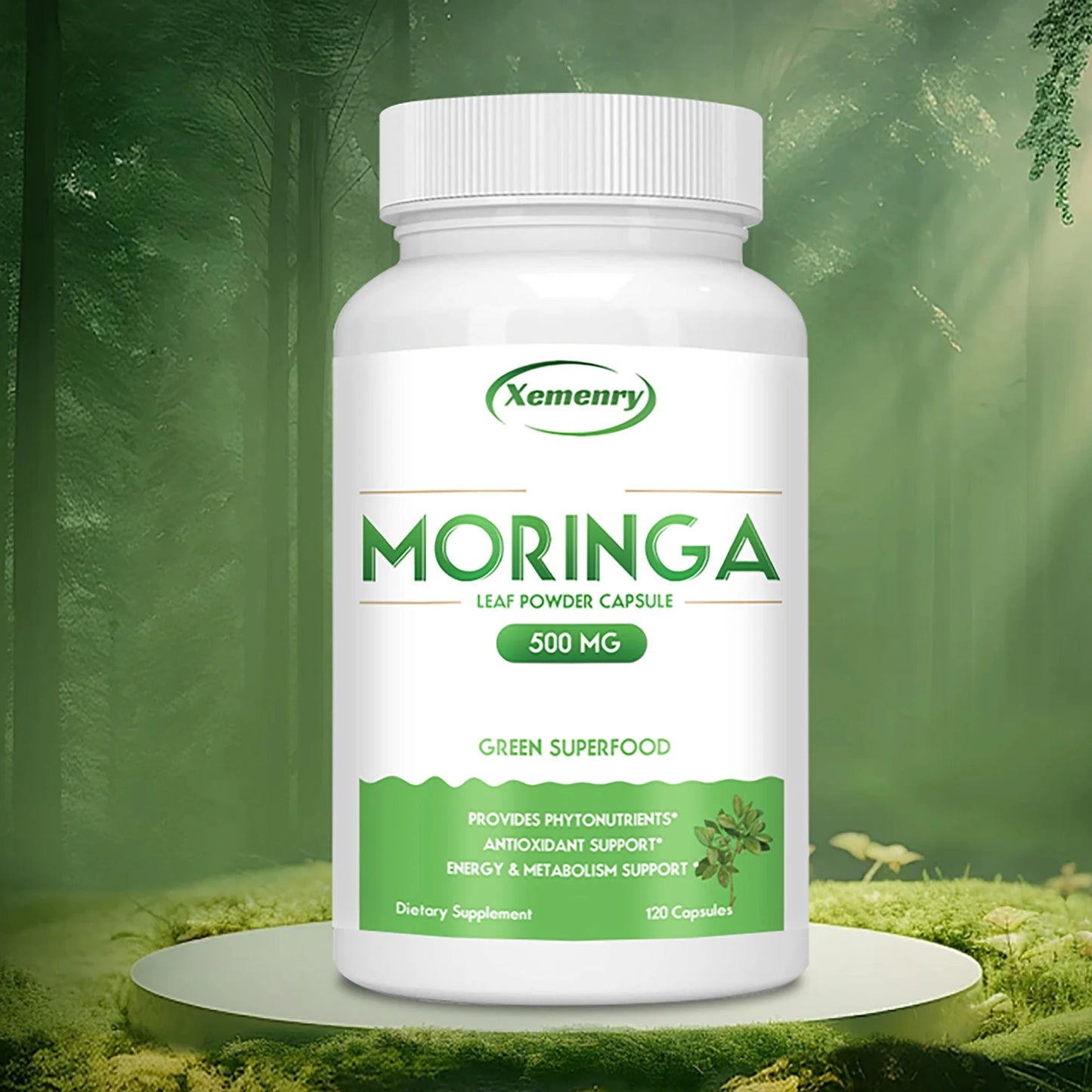 Vegan Green Superfood Moringa Capsules