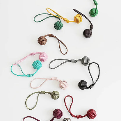 Luxury Leather Handmade Bag Weave Ball