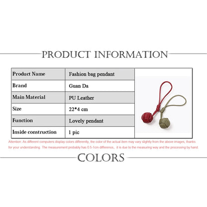 Luxury Leather Handmade Bag Weave Ball