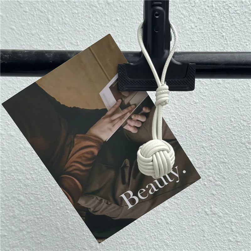 Luxury Leather Handmade Bag Weave Ball